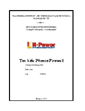 Tìm hiểu Pfsense Firewall