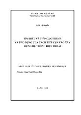Tìm hiểu về tiếp cận theme và ứng dụng của cách tiếp cận vào xây dựng hệ thống điện thoại
