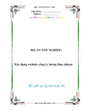 Xây dựng website công ty lương thực TP Hồ Chí Minh