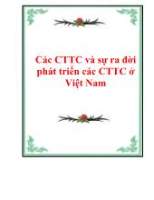 Các chứng từ tài chính và sự ra đời phát triển các chứng từ tài chính ở Việt Nam