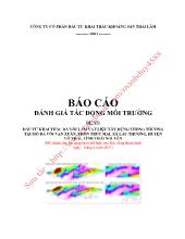 Đầu tư khai thác đá vôi làm vật liệu xây dựng thông thường tại mỏ đá vôi Vạn Xuân, thôn Trúc Mai, xã Lâu Thượng, huyện Võ Nhai, tỉnh Thái Nguyên