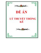 Đề án Lý thuyết thống kê