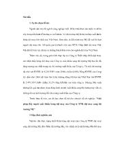 Đề tài Giải pháp đẩy mạnh xuất khẩu hàng dệt may của Công ty xuất nhập khẩu dệt may sang thị trường Mỹ