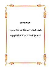 Luận văn Ngoại hối và đổi mới chính sách ngoại hối tại Việt Nam hiện nay