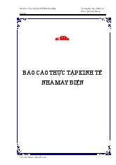 Tình hình hoạt động tại Công ty Cổ phần nhiệt điện Phả Lại