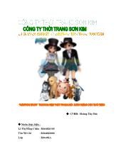 Chiến lược marketing sản phẩm thời trang tuổi teen công ty thời trang Sơn Kim