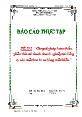 Đề tài Các giải pháp hoàn thiện phân tích tài chính doanh nghiệp tại Công ty sản xuất bao bì và hàng xuất khẩu