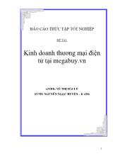 Đề tài Kinh doanh thương mại điện tửtại megabuy.vn