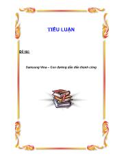Đề tài Samsung Vina – Con đường dẫn đến thành công