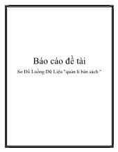 Đề tài Sơ đồ luồng dữ liệu 