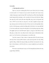 Đề tài Thực trạng và một số giải pháp chủ yếu nhằm nâng cao hiệu quả kinh doanh du lịch quốc tế tại công ty du lịch và tư vấn đầu tư quốc tế