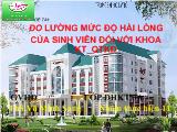 Đo lường mức độ hài lòng của sinh viên đối với khoa kinh tế quản trị kinh doanh