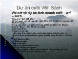 Dự án café wifi sách