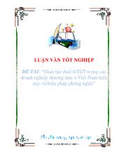 Gian lận thuế giá trị gia tăng trong các doanh nghiệp thương mại tại Việt Nam hiện nay và biện pháp phòng ngừa