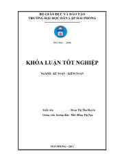 Khóa luận Hoàn thiện công tác kế toán thuế thu nhập doanh nghiệp tại công ty TNHH thương mại Đông Á