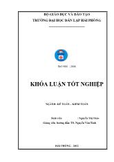Khóa luận Hoàn thiện tổ chức công tác kế toán nguyên vật liệu tại công ty cổ phần xây dựng phát triển Đức Thịnh