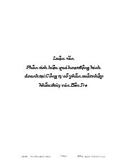 Luận văn Phân tích hiệu quả hoạt động kinh doanh tại Công ty cổ phần xuất nhập khẩu thủy sản Bến Tre