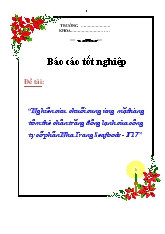 Nghiên cứu chuỗi cung ứng mặt hàng tôm thẻ chân trắng đông lạnh của công ty cổ phần Nha Trang Seafoods - F17