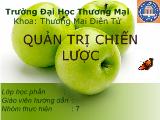 Quản trị chiến lược - Phân tích chiến lược doanh nghiệp Pico Plaza