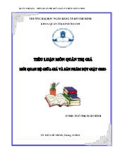 Quản trị giá – mối quan hệ giữa giá và bột giặt Omo