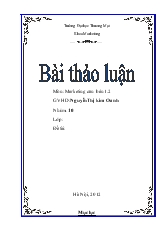 Thảo luận marleting về KFC