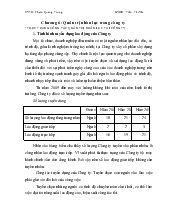 Thực trạng công tác quản trị nhân lực tại công ty