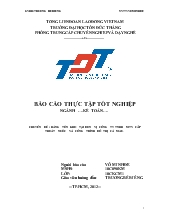 Chuyên đề Hàng tồn kho tại đơn vị công ty TNHH mtv cấp thoát nước và công trình đô thị Cà Mau