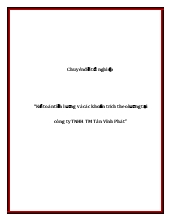 Chuyên đề Kế toán tiền lương và các khoản trích theo lương tại công ty TNHH thương mại Tân Vĩnh Phát
