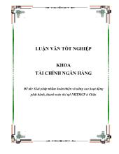 Đề tài Giải pháp nhằm hoàn thiện và nâng cao hoạt động phát hành, thanh toán thẻ tại ngân hàng thương mại cổ phần Á Châu