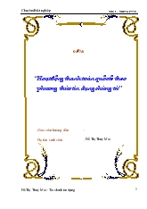 Đề tài Hoạt động thanh toán quốc tế theo phương thức tín dụng chứng từ