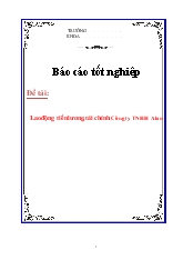 Đề tài Lao động tiền lương, tài chính Công ty TNHH Alan