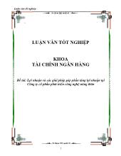 Đề tài Lợi nhuận và các giải pháp góp phần tăng lợi nhuận tại Công ty cổ phần phát triển công nghệ nông thôn