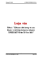 Kế toán tiền lương và các khoản trích theo lương tại công ty TNHH MTV Điện Tử Sao Mai