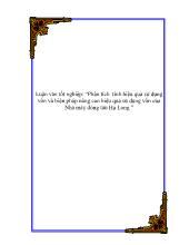 Luận văn Phân tích tính hiệu quả sử dụng vốn và biện pháp nâng cao hiệu quả sử dụng vốn của Nhà máy đóng tàu Hạ Long