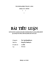 Tiểu luận Điều kiện và khả năng huy động vốn của doanh nghiệp qua thị trường chứng khoán Việt Nam
