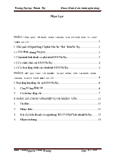 Tình hình họa động của ngân hàng thương mại cổ phần đầu tư - Phát triển Hà Tây