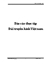 Quá trình hình thành và phát triển của đài truyền hình Việt Nam