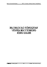 Báo cáo Bài tổng quan về nhà máy xi măng Sông Gianh