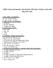 Chiến lược marketing cho beeline Việt Nam với gói cước mới big and cool