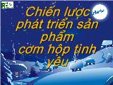 Chiến lược phát triển sản phẩm cơm hộp tình yêu