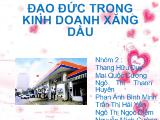 Đạo đức trong kinh doanh xăng dầu