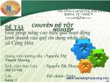 Đề tài Giải pháp nâng cao hiệu quả hoạt động kinh doanh của quỹ tín dụng nhân dân xã Cộng Hòa