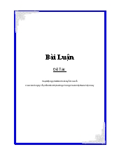 Đề tài Hoạt động phát hành niêm yết của cổ của các công ty cổ phần trên thị trường chứng khoán Việt Nam hiện nay