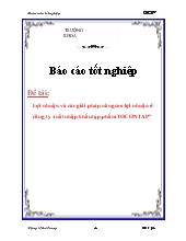 Đề tài Lợi nhuận và các giải pháp nâng cao lợi nhuận ở công ty xuất nhập khẩu tạp phẩm TOCONTAP