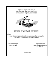 Đề tài Một số biện pháp nhằm nâng cao hiệu quả sử dụng vốn tại công ty tư vấn đầu tư và thương mại