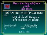 Đề tài Một số vấn đề liên quan đến tích hợp IP/quang