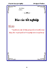 Đề tài Nghiên cứu một số biện pháp nhằm thúc đẩy hoạt động tiêu thụ sản phẩm ở Xí nghiệp kính Long Giang