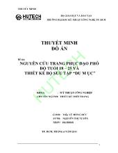Đề tài Nguyên cứu trang phục dạo phố độ tuổi 18 -25 và thiết kế bộ sưu tập 