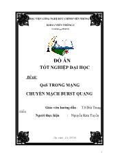 Đề tài Qos trong mạng chuyển mạch burst quang