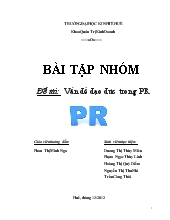 Đề tài Vấn đề đạo đức trong ngành luật sư